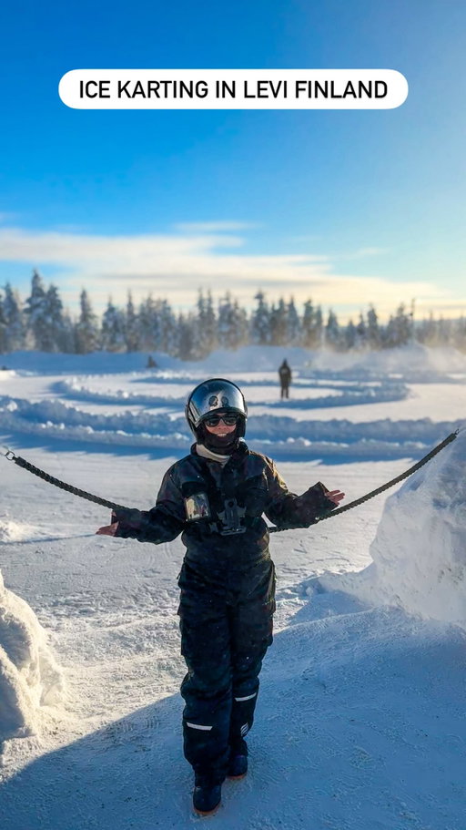 Follow @spiral.flyer for more 😍

POV: you go to Finland to play Mario Kart in real life with your friends 🏎️❄️

❤️ Use code: SPIRALFLYER5 to get 5% off if booking through Getyourguide app (applicable for any activities)

We tried ice karting in Levi and it was honestly way more fun than we expected.

Here’s what was included: ￼
🏎️ 2 ice karting sessions (approx. 15 min each) on a real ice track
🏎️ Full winter-racing gear (overalls, helmet, balaclava, gloves, shoes)
🏎️ Safety briefing and driving tips
🏎️ Warm hot juice between sessions
🏎️ Shuttle transfer from Levi centre to the track 

🎟️: £91 (per person)

⚠️ I have added the booking link in my bio (Adventure tour links > Lapland Activities)

Would you try this?

#icekarting #lapland #finland #getyourguide #getyourguidecommunity @getyourguide @getyourguidecommunity 

Things to do in Lapland, fun things to do in Finland, winter wonderland, mario kart in real life, Ice karting