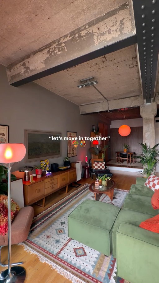 when you both have the same interior style >> 🪴🛋️

#apartmentaesthetic #fyp #foryou #boygirlhome #boygirlapartment loftdesign boyandgirlapartment apartmenttherapy couplehome loftdecor nycapartment coupleapartment sundayvibes midcentury midcenturymodern loftapartment hisandherapartment mcmfurniture livingroominspo interiordesign loftapartmentvibes apartmenttour