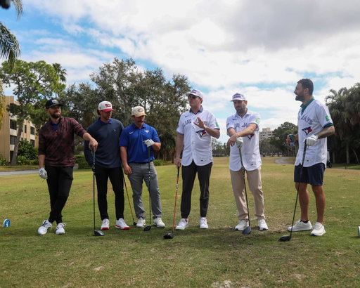 What a day on the course yesterday with the @bluejays. New Sandbaggers coming soon.