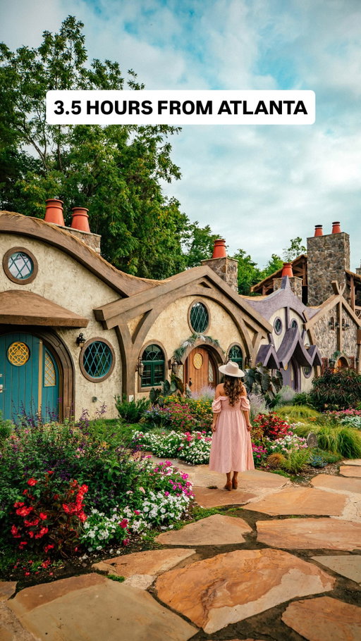 Can you believe this is 3.5 hours from Atlanta?! ⬇️ 
 
If you’re a Lord of the Rings fan then you have to visit this place! You’ll feel like you were transported into Hobbiton 🧙🏻‍♂️ 
 
This is Ancient Lore Village and you can book a stay overnight or get a day pass to visit during the day. There are so many fun activities like archery and axe throwing and even a restaurant on property! 
 
You have to add Ancient Lore Village in Knoxville Tennessee to your USA travel bucket list 🙌🏼 
 
USA Travel | USA Bucket List | USA Hidden Gems | Lord of the Rings #usatravel #ustravel #knoxville #tennessee #lordoftherings