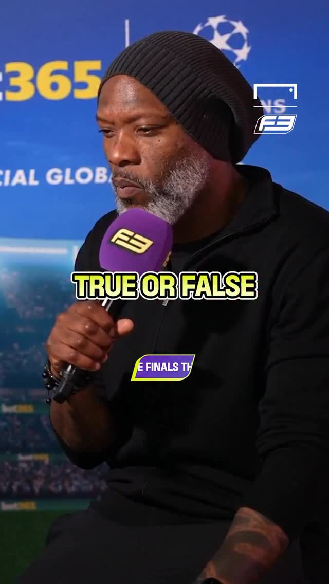 TRUE or FALSE with GALLAS 🔥 

Captured at the Big Ticket Quizaway, an event from @bet365 celebrating their global partnership with the UEFA Champions League and Big Ticket Giveaway. 

#football #soccer #frontthree