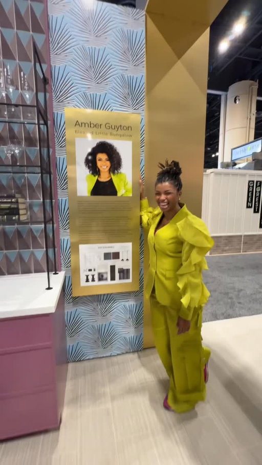 Feeling like Proud Mary! 😄 Come by the @pfisterfaucets booth #W2055 at @kbis_official to see the fabulous wet bar I designed this year! 🍸

📹: @4gmgrey