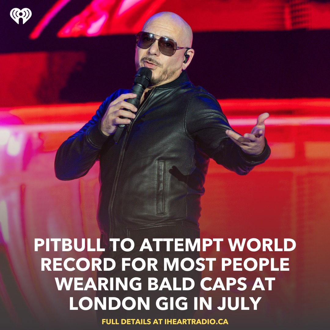 Pitbull is preparing to make history this summer when he headlines the BST Hyde Park show in London on July 10. He will attempt to set a Guinness World Record for largest gathering of people wearing bald caps.

The 45-year-old rapper's signature look has attracted many of his fans recently to start wearing bald caps, sunglasses and faux goatees in tribute to him at his concerts. London seems to have taken it to the next level, however.