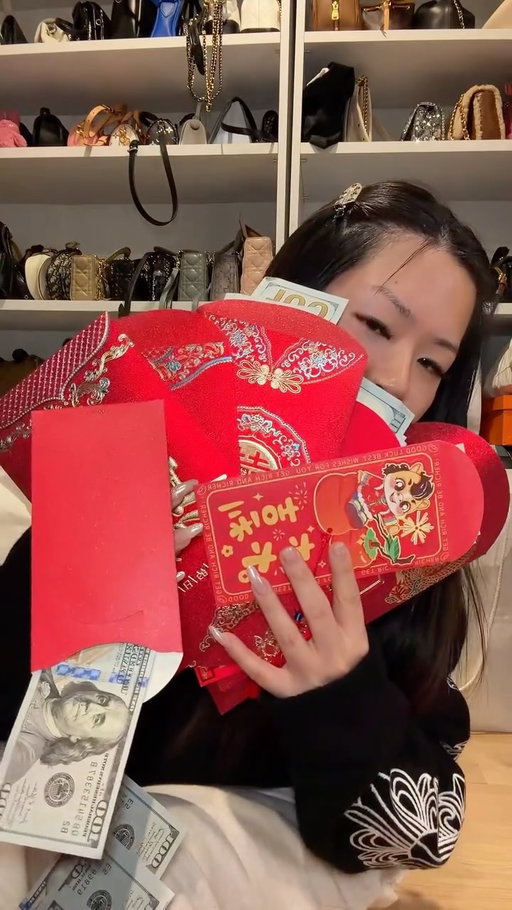 continuing last years series...let's count together how much I got for Lunar New Year so far🧧 #fyp #richtok #richkids #redenvelope #lunarnewyear