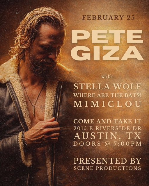 Excited to announce my very first show in Austin! February 25th at Come And Take It Live. It’s going to be an epic night of great music and stellar performances. Thanks to @stellawolfmusic, @wherearethebatsatx, @_mimiclou_  and @makeasceneatx for being a part of this kickoff event. Doors at 7pm, get there early! #livemusicaustin #austintx #livemusic