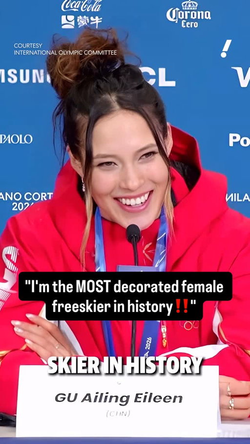 Eileen Gu was not feeling this reporter’s question 🙅‍♀️