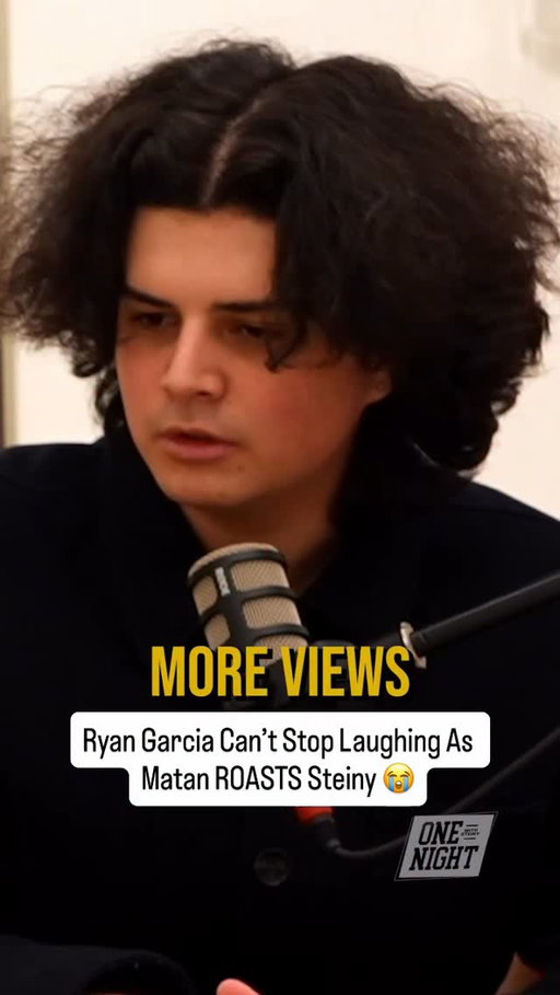 Ryan Garcia couldn’t keep it together😂