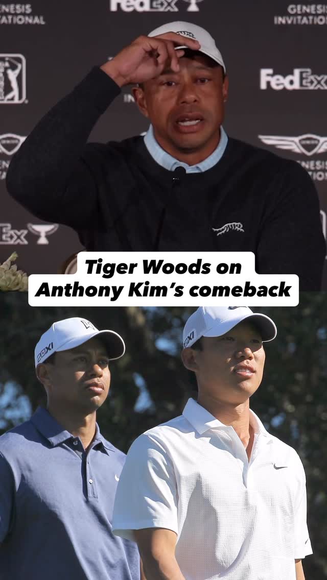 “We all struggle in life… but for him to fight through it… you have to just wrap your heart around it.” 

Tiger Woods on Anthony Kim’s comeback. 🤝