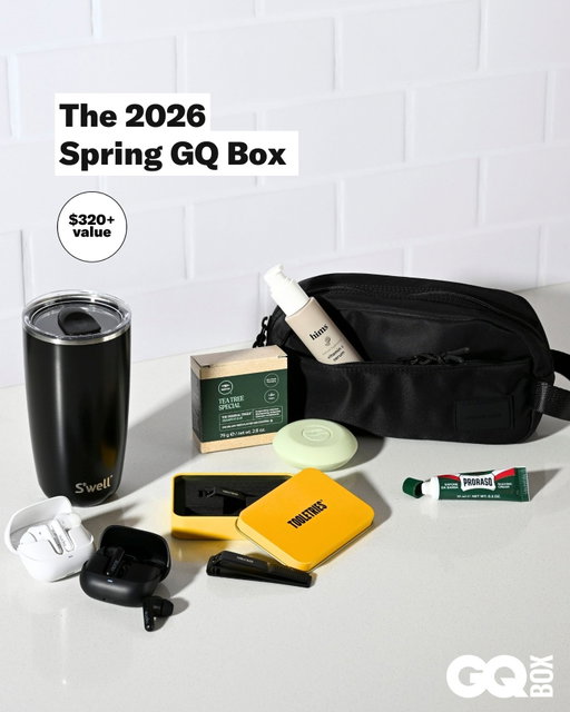 Step into spring fully dialed in. The Spring 2026 GQ Box features Sudio C8 noise-cancelling earbuds, a sleek S’well tumbler, Gaston Luga’s handy dopp kit, and next-level grooming from Tooletries, hims, Proraso, plus a Tea Tree shampoo bar. Join the GQ family at the link in bio.

Photo by @alyssalatella