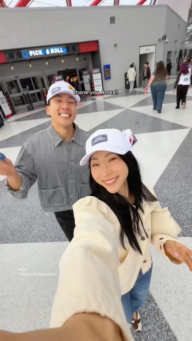 #ad HOW IS THIS OUR LIFE can’t believe we got to watch the @nba All-Star game!! @americanexpress #AmexAmbassador