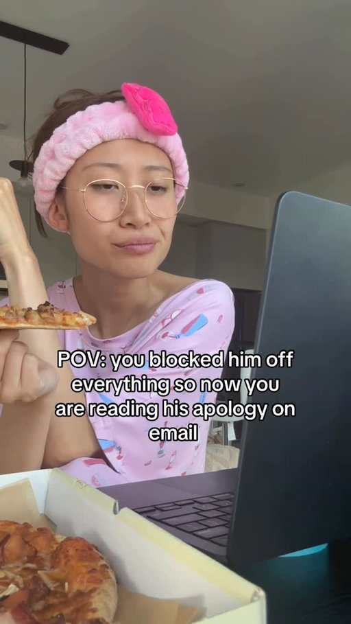 POV: you block him off everything so he sends an apology email