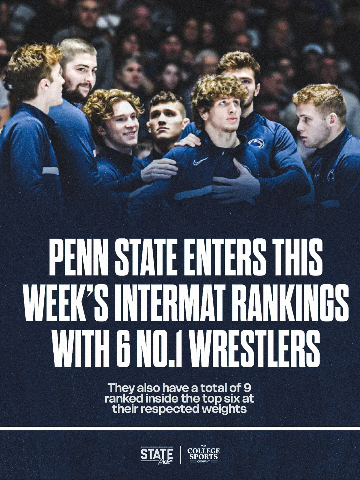 Penn State Wrestling is having positive movement in the rankings following their win against No. 2 Ohio State 🔥 

•
•
•
•
#WeAre #WeArePennState #PennState #NittanyLions #CFB