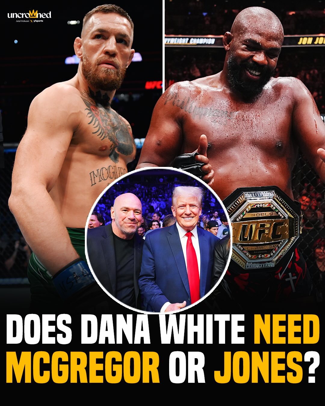 Has the #RouseyCarano card put even more pressure on Dana & the UFC to deliver a HUGE main event for the White House? 😰 #BITB