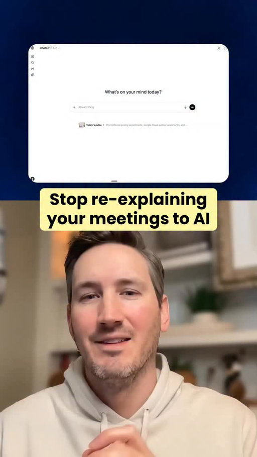 The most annoying part of using AI tools? Re-explaining something you already said out loud in a meeting.

Granola just fixed that.

Your meeting notes now plug directly into Claude, ChatGPT, Cursor, Figma, and Gamma. No more tab switching. No more copy-paste. You just ask, and it pulls from your actual conversations.
#granola #granolaai #ai #aitools #aimeetingassistant