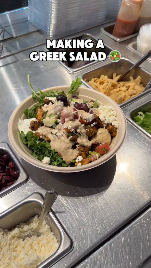 Don’t know what to order at CAVA? Our chef-curated Greek Salad is always a classic go-to 🫶