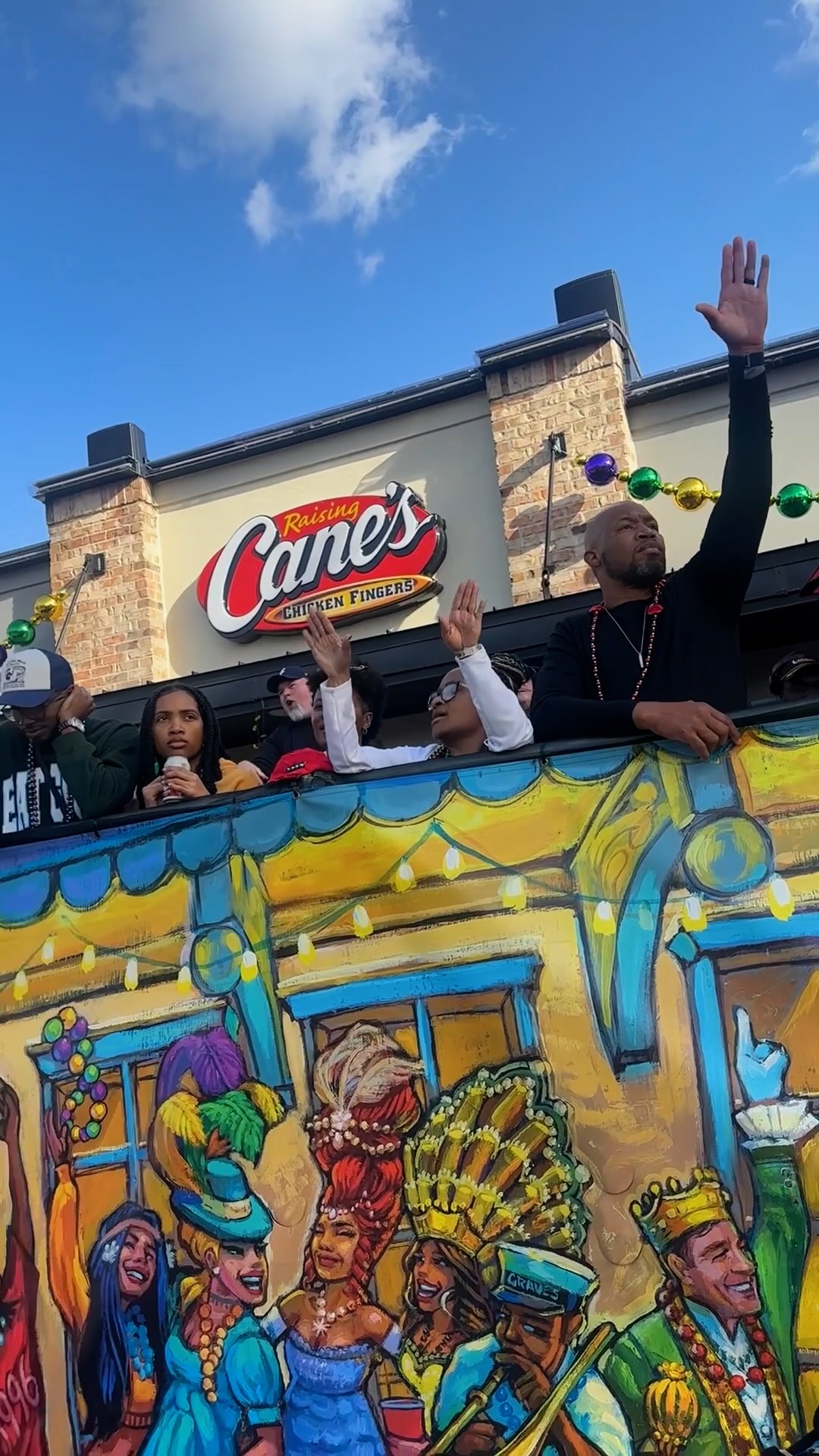 Happy Mardi Gras y’all! The current vibe of New Orleans 💜💚💛