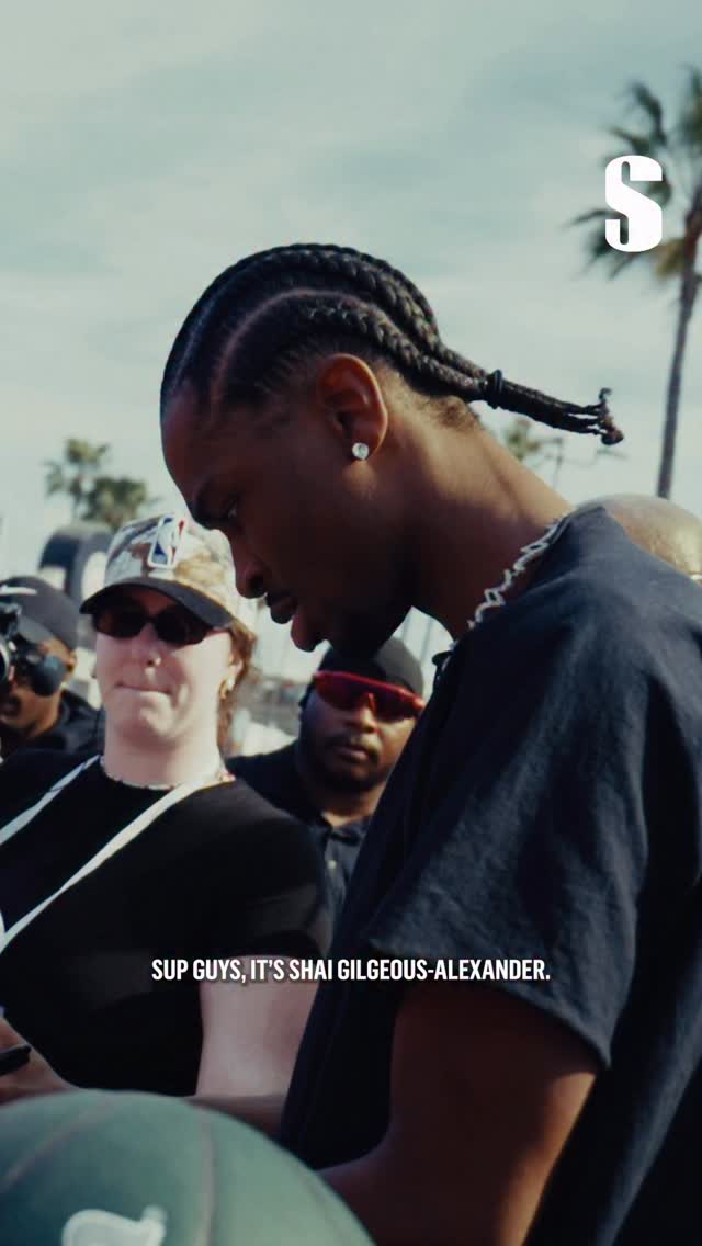 We pulled up to the ShaiT&T activation and got to speak with the reigning mvp about donating 10k league pass subscriptions to the hoops community and the exclusive merch his brother Thomasi designed for @att.