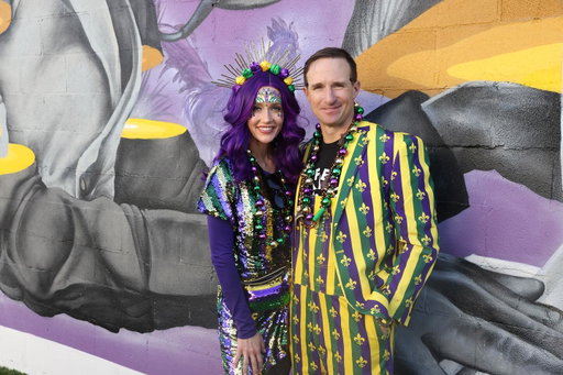 It is sometimes hard to express into words what New Orleans means to us, but my wife expressed it beautifully in a text to our friends who just experienced Mardi Gras for the first time with us. I’d like to share:
 “OK, I’ve been trying to figure out how to put all of my thoughts about this weekend into a text message .. so I will do my best!

First and foremost ..Thank you for coming to New Orleans and sharing Mardi Gras with us. 
It means more than we can ever fully put into words that you chose to take time away from your families to experience something so deeply special to our hearts. 💕 This city has given us so much over the years….its joy, its soul, its music, its people— it welcomed us with open arms when the city was just as broken as Drew’s shoulder ….

And seeing you all fall in love with it too was one of the greatest gifts we could receive.

There is something almost impossible to describe about being on a float and looking people in the eyes—seeing their excitement, their joy, their gratitude—and feeling that incredible human connection. In those moments, you realize Mardi Gras isn’t about beads or throws or spectacle ( or boobs :) ) It’s about connection. It’s about giving joy freely, without expectation, and somehow receiving even more back in return.

You get up there thinking you are the one giving out beads ….but the truth is, the crowd gives you something far greater in return … it’s the way Drew and I have always felt about the city ❤️ Their smiles, their energy, their love—it fills you in a way nothing else can. It reminds you how powerful it is simply to see one another, to share joy, to be present together.

Having you all there beside us made it all even more meaningful. Thank you for embracing this city, for embracing the experience, and for understanding why it holds such a special place in our lives. We are so grateful to share it with people we love so much.”