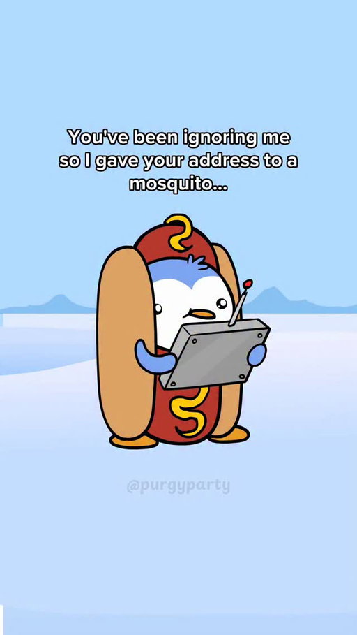 I'm sorry 😔 

Follow @purgyparty and download our new battle royale mobile game!

#pudgyparty #purgyparty #pudgypenguins #purgypengoon #cartoon funny comedy animation