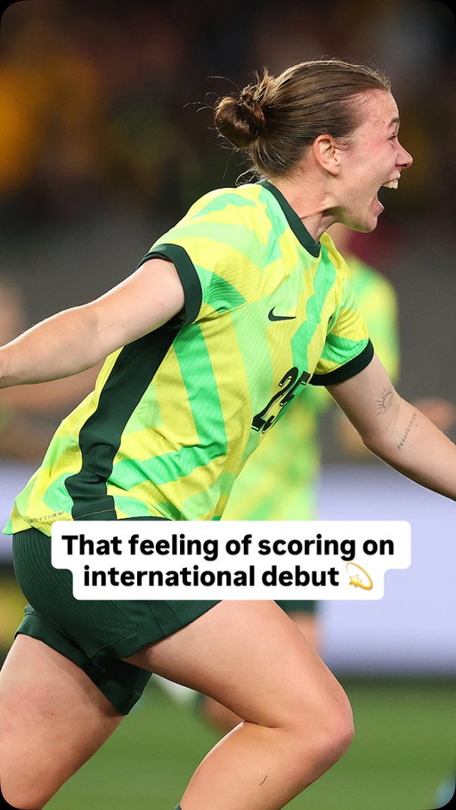Scoring on debut in front of 43,000 fans - the stuff dreams are made of for today’s birthday girl! 💫

#Matildas