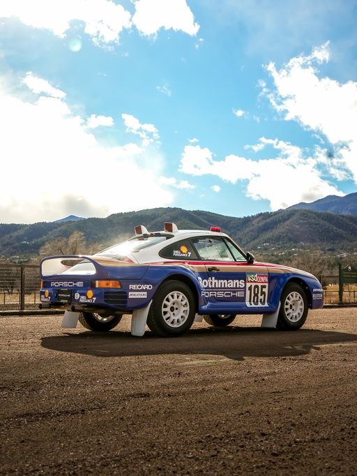 Incredibly fun and very well done 959 Paris-Dakar Rally Tribute.  This tribute car started new as a 1977 911 S Coupe that was converted during a previous ownership to replicate the Porsche 959 driven by Jacky Ickx and Claude Brasseur in the 1985 Paris-Dakar Rally.  Body work consists of 959 styled fiberglass panels and vinyl wrapping to replicate the Rothmans 185 livery.  A 3.2L Carrera engine was fitted to the car and a 5 speed manual transmission to deliver smooth and ample power for around town and playful driving.  Elephant Racing lifted suspension and 16 inch wheels with all-terrain tires give the car an unmistakable stance.  Lexan side windows with ventilation sliders were installed as well as lexan headlight covers and faux beacon lights to help complete the overall exterior aesthetic look.  The interior received fixed-back racing seats, multi-point harnesses, and a partial roll cage to enhance the feel and character of the car. 

Make no mistake, this tribute 959 rally car is an incredibly fun car to admire which is exactly what its intention is.  The car generates enthusiastic conversations wherever it goes making it ideal for car shows, parades, fundraiser drives, personal enjoyment and more. 

Schedule your visit to Porsche Colorado Springs and take advantage to be the spotlight of every event you attend in this 959 Paris-Dakar Rally tribute today!  719-219-1911 

#dakar #911dakar #porschedakar #porscheclassic #porsche