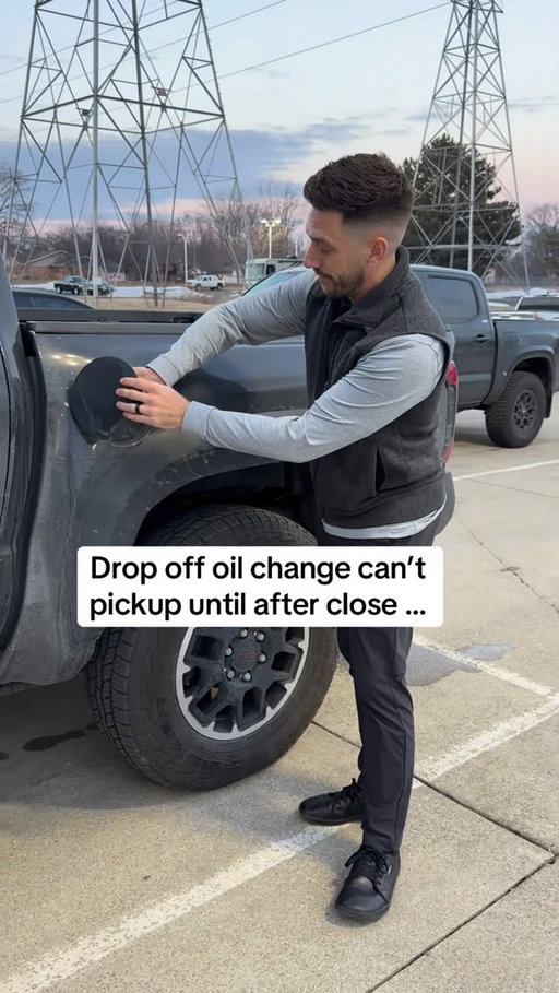 Just put the keys in the gas cap … #oilchange #cardealership #mechanic #carmaintenance #serviceadvisor