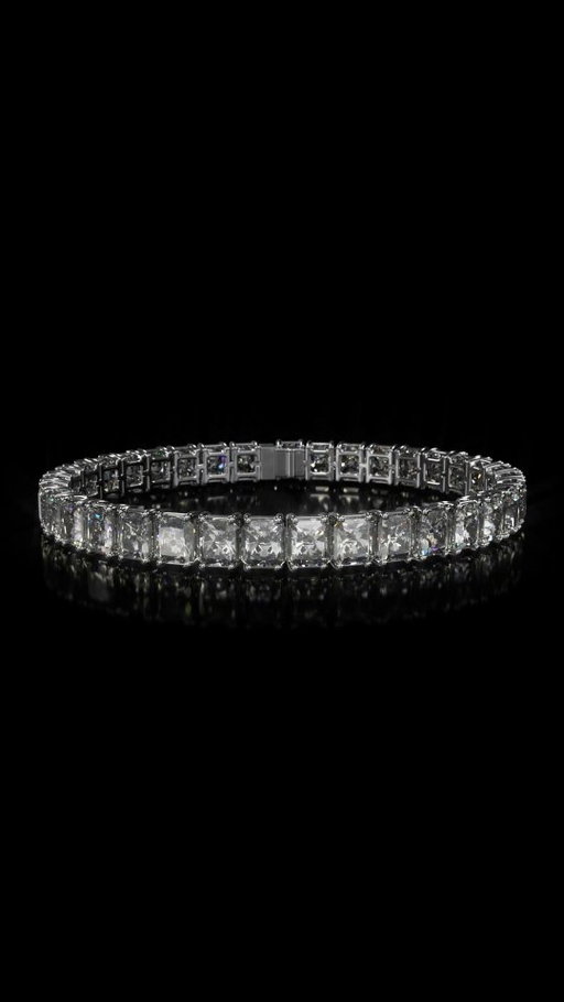This stunning bracelet is composed of 24.75 carats of magnificent square-cut diamonds. 

#HumbertownJewellers #Toronto #luxury