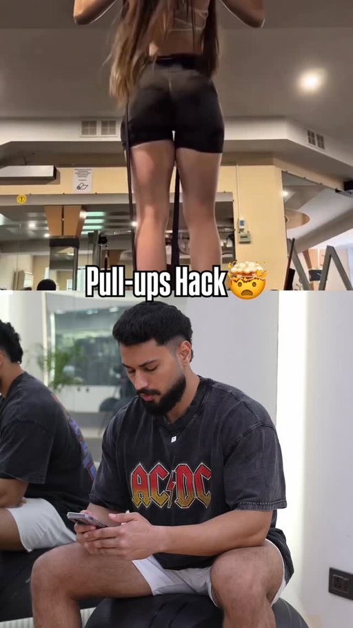 Pull-ups hack 🤯 
#gym #reels