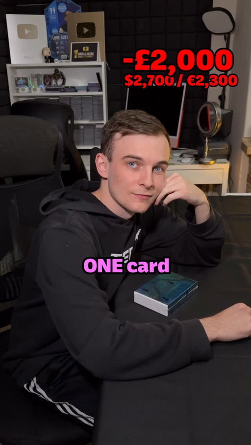 I Spent £2,000 on ANOTHER box with ONE CARD! ⚽️ #football #soccer #packopening