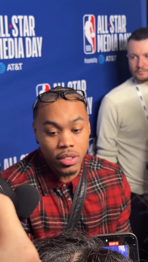 Some NBA MEDIA DAY QnA. Was an amazing day #nbamediaday