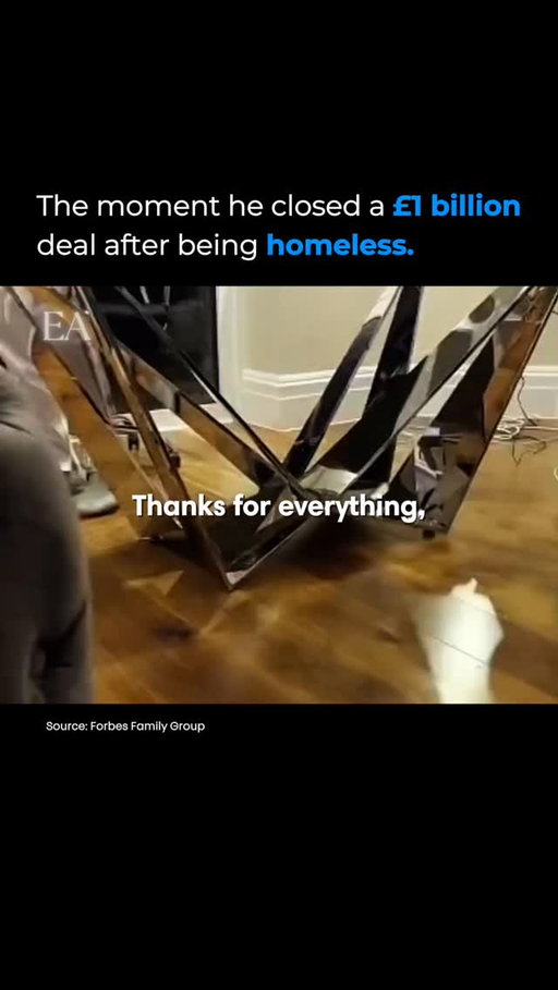 Turnarounds rarely happen overnight, even when the headline makes it look that way.

The moment he closed a $1 billion deal carried more weight because of what came before it. At one point, he had experienced homelessness and uncertainty, far removed from boardrooms and negotiations. The reaction in the room captured the contrast — disbelief, relief, and the realization of how far the journey had gone.

Stories like this resonate because they compress years of persistence into a single moment. Circumstances can delay progress, but they don’t always define its endpoint. What often matters is the ability to keep moving, keep building, and recognize opportunity when it finally appears.

Outcomes can change. Direction usually decides how.

Follow @entrepreneurarchived for more timeless lessons from the worlds boldest leaders.

#entrepreneurship #resilience #businessjourney #persistence #mindset
