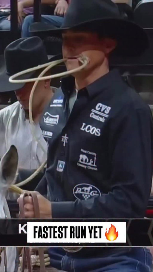 Kyle Lucas lays down the fastest run we’ve seen so far in San Antonio 🔥

Coming off his first NFR in December, he’s continuing his strong run during the Texas Swing with a blazing 7.7-second run to claim the Round 2, Bracket 3 win.