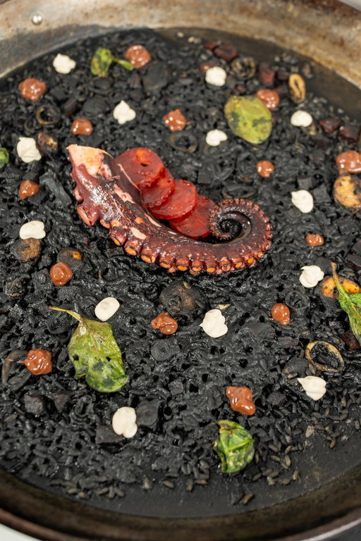 paella con chocolate