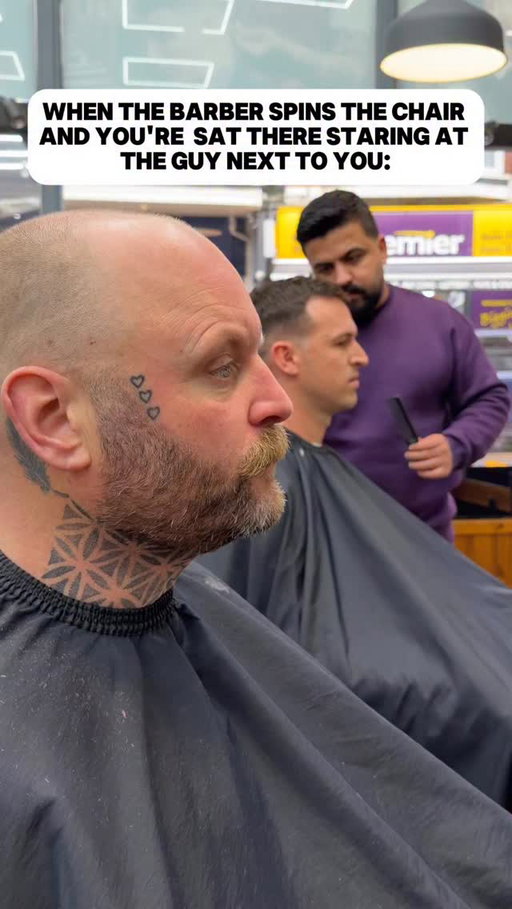 Every guy knows the awkwardness! 💈😫