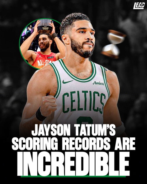 Jayson Tatum holds some incredible scoring records. Will he make a return this season? ☘️⏳

Big Deuce scoring records:

- Most points ever scored in a game 7 (51)
- Most points ever scored in an All-Star Game (55)
- Tied for the most points ever scored by a Celtic (60)
- Most points ever scored in the Play-In (50)

Follow @theleadsm for more!