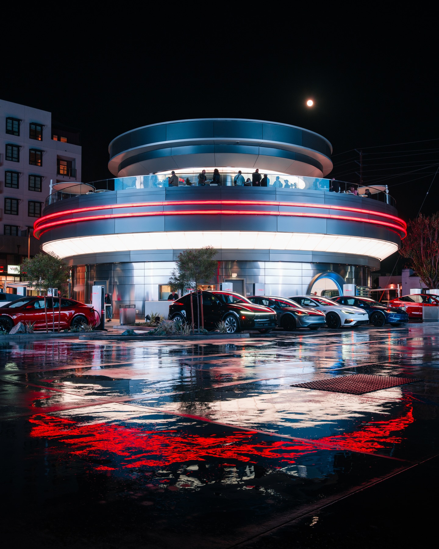 Tesla Diner’s architectural easter egg hidden in plain sight