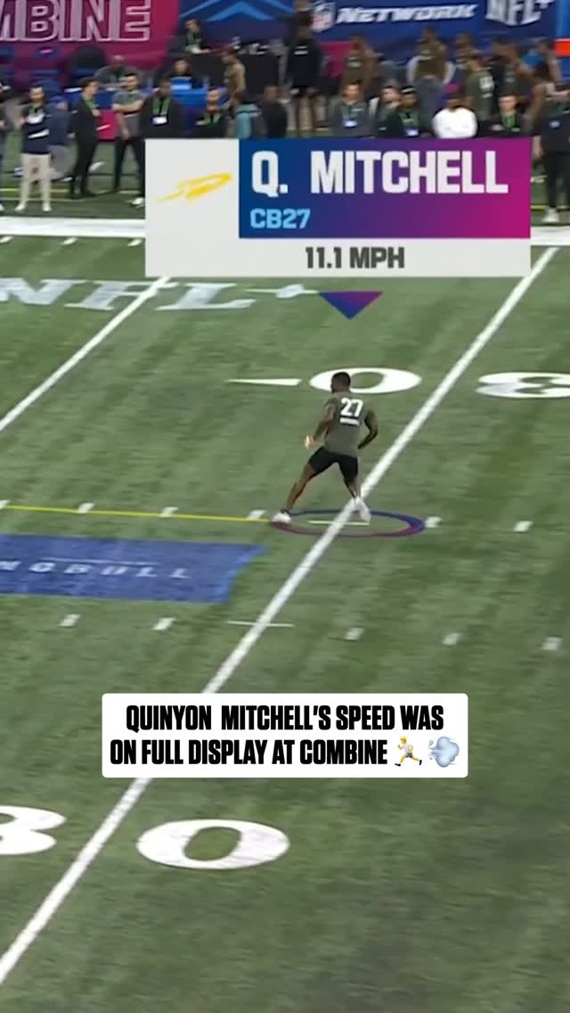 Kicked it into high gear in front of everyone 👏

2026 NFL Combine starts Feb. 26 on @nflnetwork
Stream on @NFLPlus