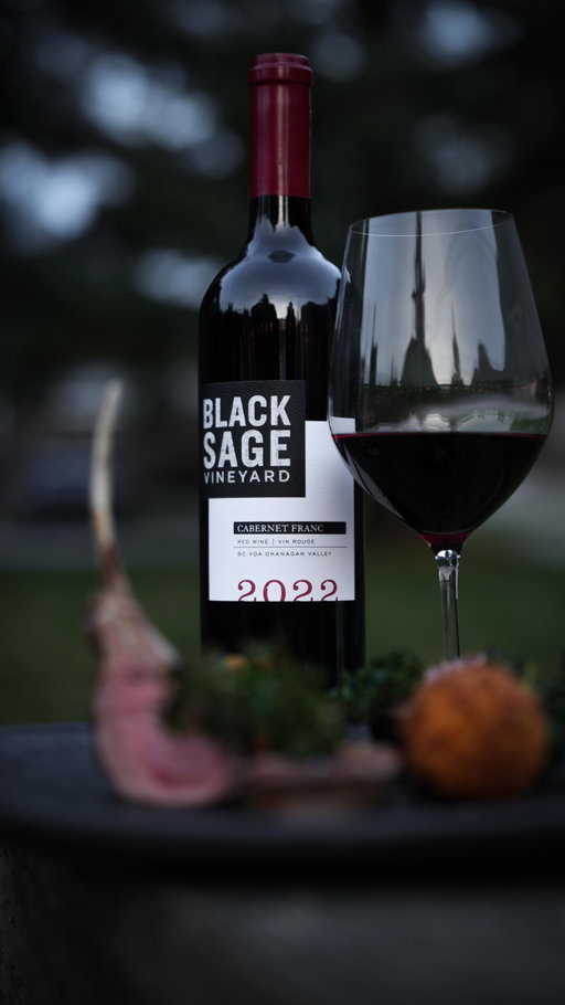 Campfire meal complete with a fire roasted lamb rack paired perfectly with @blacksagewine Cab Franc 🔥

🍽️ Maple Espresso rubbed lamb, Gruyère potato croquettes, crispy kale, king oyster fire roasted mushroom, Cab Franc sauce