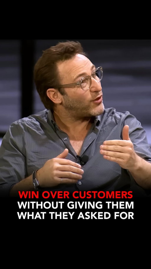 Customers don't always need you to fix everything what they really remember is how much you cared to try.

Simon Sinek explains that genuine effort builds loyalty, even when the outcome isn't perfect.
It's not about giving them exactly what they asked for, it's about showing them they matter.

Follow @biz.insider for more applicable business tips