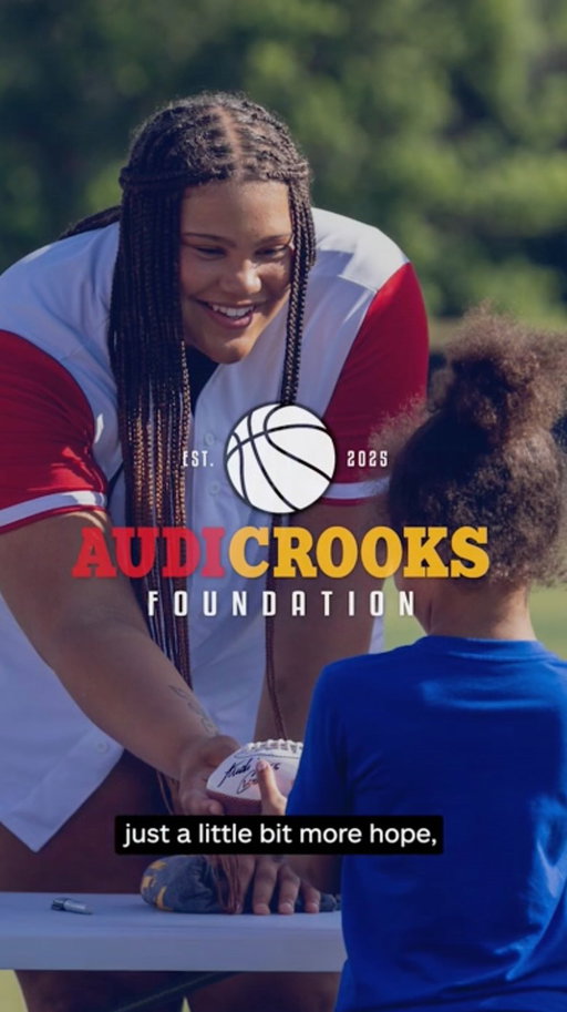 I had a BLAST surprising @cyclonewbb’s Audi Crooks. Audi has been named the captain of the 2025-26 Winter @Allstate @NACDA #GoodWorksTeam! A star on the court, in class and the founder of the Audi Crooks Foundation! Congrats to @audicrooks55. Click the link in my bio to meet the entire Winter Team! #Sponsored