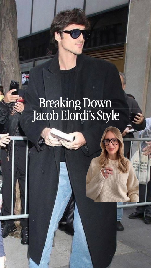 Unpopular opinion 👉🏼 it’s not Jacob Elordi’s height that makes his outfits work.

It’s consistency 👏🏼 

He sticks to a formula:

• Classic, but relaxed
• Monochrome tailoring + elevated basics
• A pop of primary colour
• Timeless shoes + structured bags

It’s not loud.
It’s intentional.
And that’s why it works.

Every detail feels considered - credit to @wendiandnicole 

✨ Save this if you want to steal his outfit formula.

✉️ Send it to someone who thinks women can’t wear menswear 😜

—

Jacob Elordi outfit
Jacob Elordi street style
Jacob Elordi style breakdown
Menswear styling