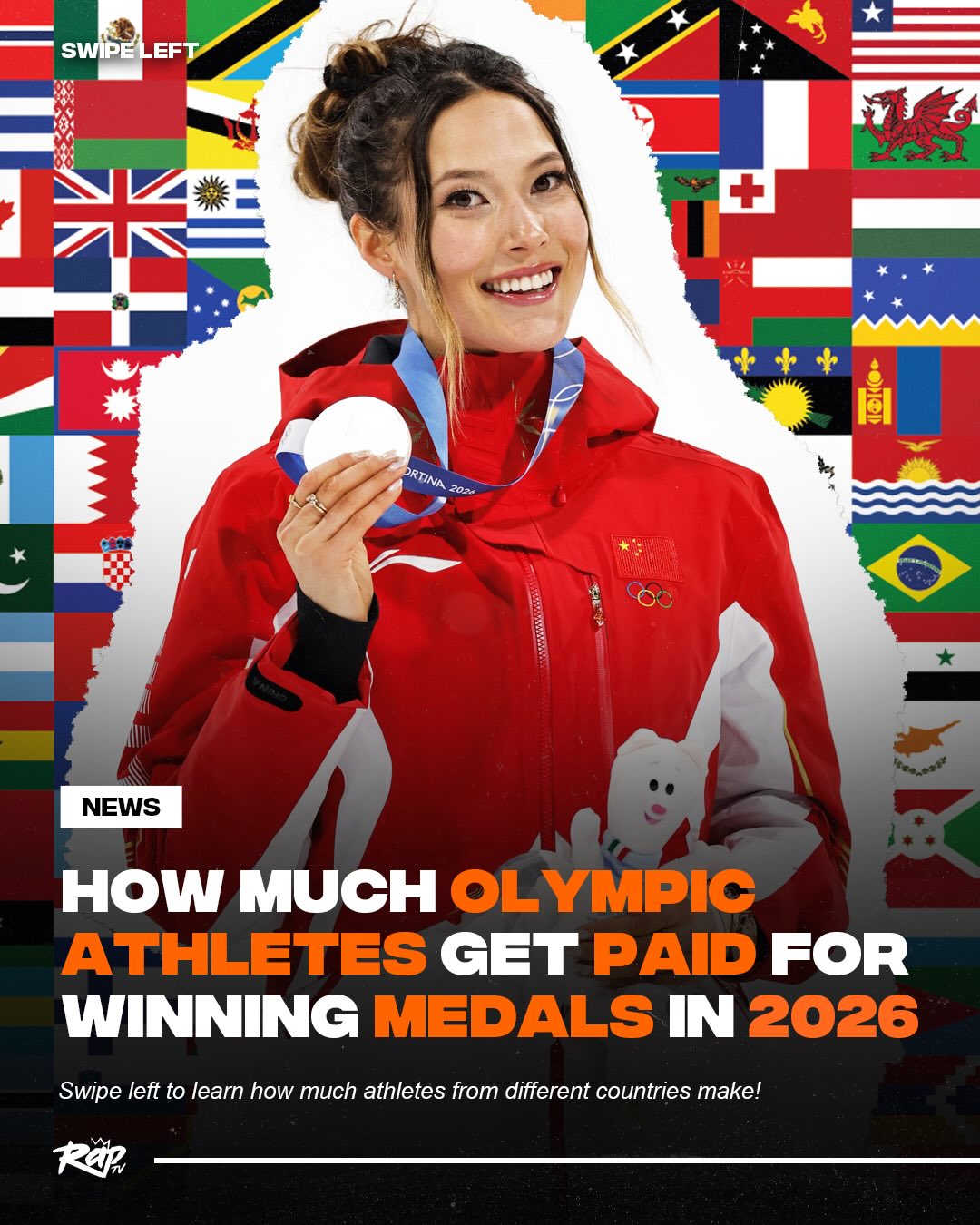 This is how much athletes earn for winning medals in different countries during the Winter Olympics‼️🥇

The International Olympic Committee doesn’t award prize money, but several governments and national Olympic bodies offer cash bonuses to those who make it on the podium 🔥