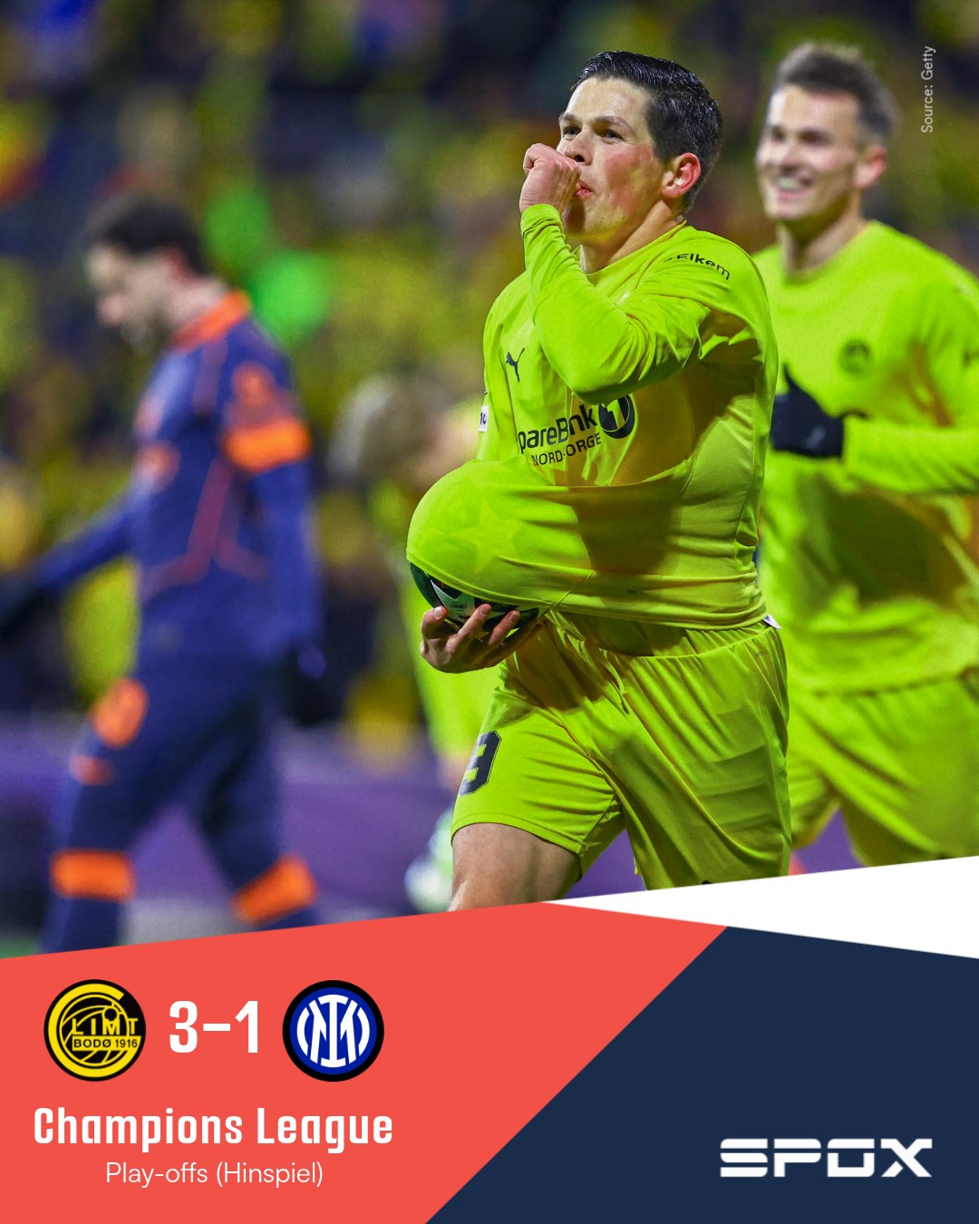 Uff! 😳 Nach Juve bekleckert sich auch das nächste italienische Team in der UEFA Champions League nicht mit Ruhm. Inter Mailand muss im Play-off-Hinspiel bei FK Bodø/Glimt eine 1:3-Niederlage hinnehmen. Damit steht der Vorjahresfinalist vor dem Rückspiel am Dienstag gehörig unter Druck... #inter #championsleague