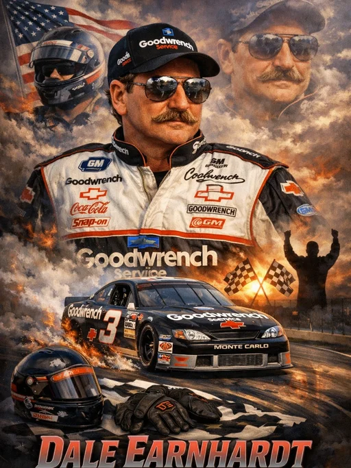 One of the most significant moments in racing history. 

On this day...
25 years ago, Daytona 500, last lap, final turn... Dale Earnhardt was gone. This moment would leave a mark on the heart of the sport and its fans that is visible to this day. I didn't grow up as a Dale fan, but I respect knowing everything about him. His authenticity and consistency of who he was and what he stood for should be an example of how hard everyone should strive to stay true to themselves and the people around them.