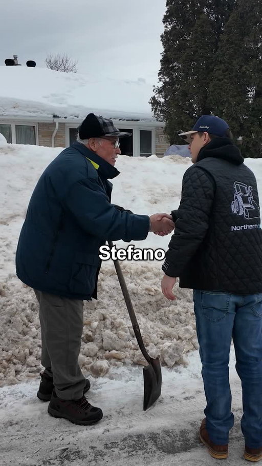 He has nobody to help him...