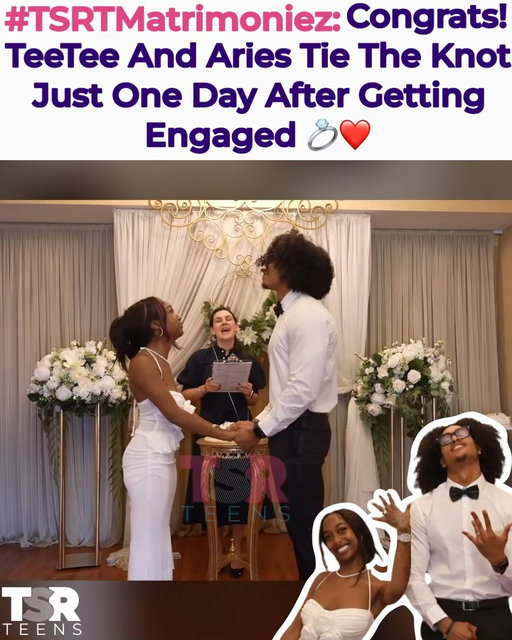 #TSRTMatrimoniez: Congrats to #TeeTee and #Aries! The couple officially tied the knot at a courthouse on February 15, just one day after getting engaged. While it was an intimate ceremony, they confirmed a full wedding celebration is still planned for the future. ❤️💍 (SWIPE) ✍🏽: #TSRStaffKH
