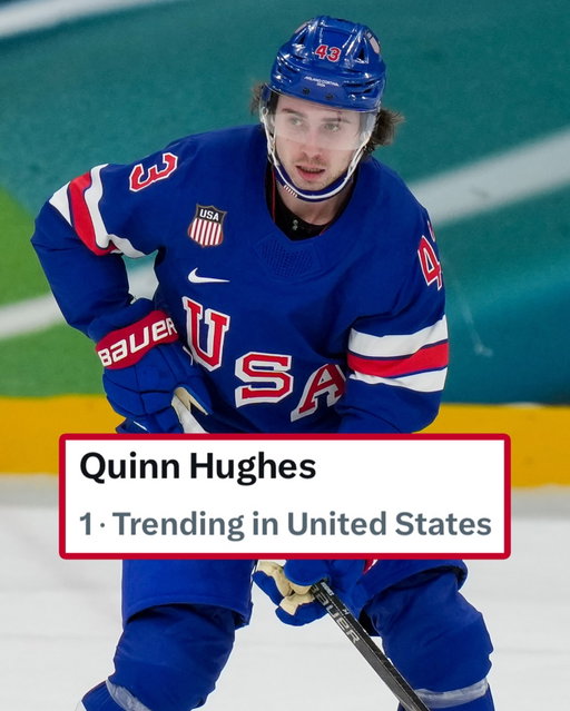 Red, White and Hughes. #WinterOlympics