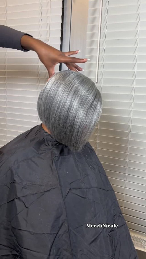 Heyyy my girls!! After 5 long months, I’m finally doing the Robert she asked for about 4 hairstyles ago 😂😅. Yall been reminding me the entire time too like we want to see the bob and we want to see it NOW! 😂 this wig is a glueless side part closure unit from @shoptemu . The part cannot be changed to a middle or other side, but it was big enough for me to change it slightly deeper. I absolutely love the time I get to spend w my mom & sharing it with yall is just a plus. Until next time my girls! #fyp #wiginstall #bobcut #closurewig #temufinds