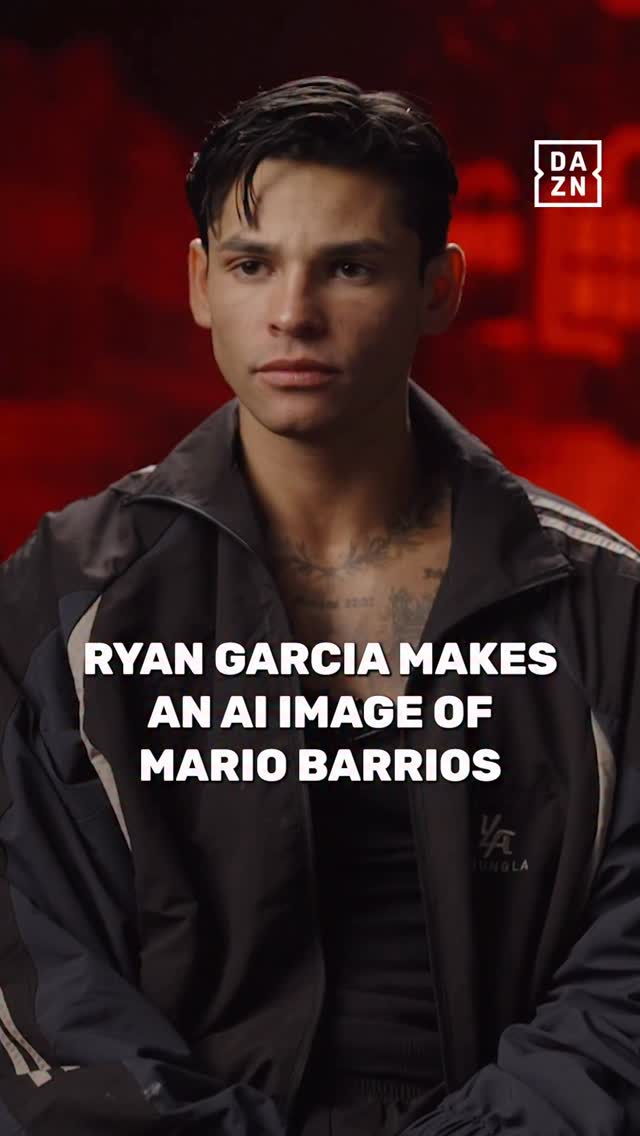 Ryan Garcia makes an AI image of Mario Barrios… how’d he do? 🤣

#TheRingHighStakes 🤳