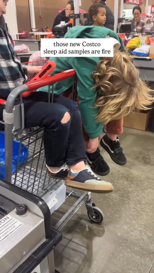 He’s almost 8 yr but can still nap anywhere it’s fine 😅 

#costco #funnyvideos Costco Samples | nap time | motherhood | narcolepsy